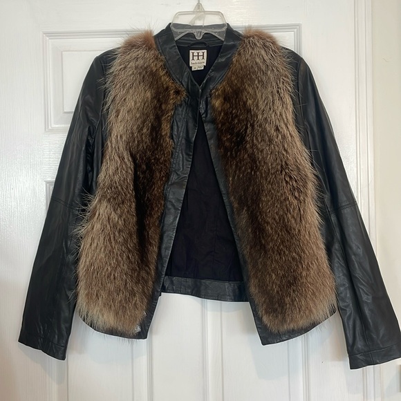 Haute Hippie Real Fur & Leather jacket - Picture 4 of 11